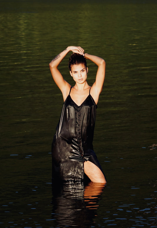 Black Boho Dress